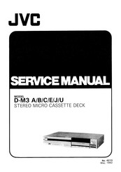 JVC D-M3 A Service Manual