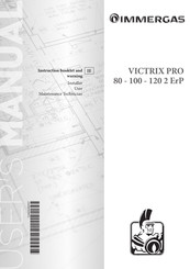 Immergas Victrix Pro 80 2ErP Instruction Booklet And Warning