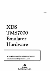 Texas Instruments XDS TMS7000 Installation And Operation Manual