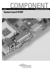Siemens FUJITSU D1307 Additional Technical Manual