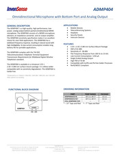 InvenSense EVAL-ADMP404Z-FLEX Instruction Manual