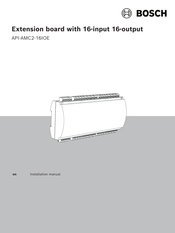 Bosch API-AMC2-16IOE Installation Manual