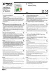 LOVATO ELECTRIC 8537101090 Instruction Manual