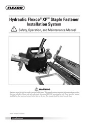 Flexco XP8 Safety, Operation And Maintenance Manual