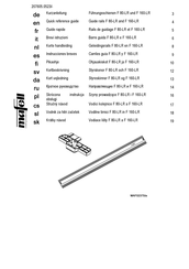 Mafell F 80-LR Quick Reference Manual