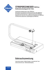Pebaro PROFIline Instruction Manual