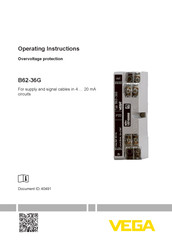 Vega B62-36G Operating Instructions Manual