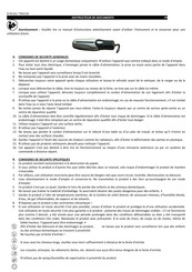 Eurotops TSH110 Instruction Manual