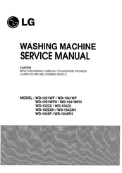 LG WD-1021WFH Service Manual