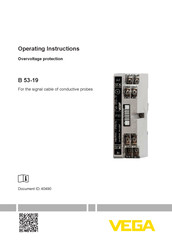 Vega B 53-19 Operating Instructions Manual