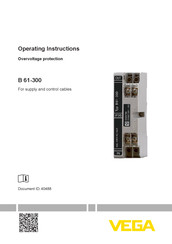 Vega B 61-300 Operating Instructions Manual