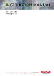 Kongsberg SIMRAD AD50 Instruction Manual