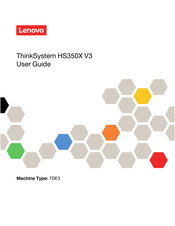 Lenovo ThinkSystem HS350X V3 User Manual