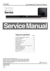 Philips HTL3140B/05 Service Manual