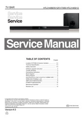 Philips HTL3140B/51 Service Manual