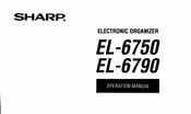 Sharp EL-6790 Operation Manual