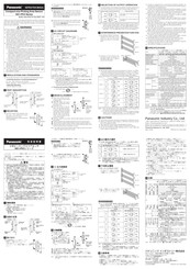 Panasonic NA1-PK3 Series Instruction Manual