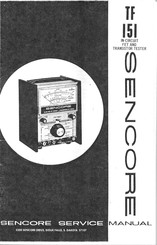 Sencore TF151 Service Manual