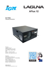 IGM LAGUNA PFlux3 Operating Instructions Manual