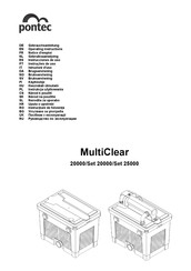 Pontec MultiClear Set 25000 Operating Instructions Manual