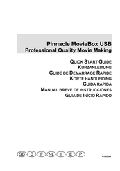 Pinnacle MovieBox USB Quick Start Manual