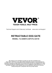 Vevor YJ-3355 Manual