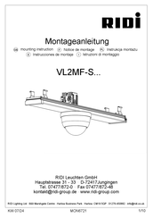 RIDI VL2MF-S500-13PD4-M-DA2-TL Mounting Instruction