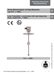 KSR KUEBLER WIKA FLR I / NMG Series Operating Instructions Manual