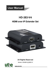 UTE HD-383-V4 User Manual