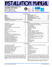 Johnson Controls TM9V C Series Installation Manual