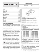 Enerpac Pro Series Instruction Sheet