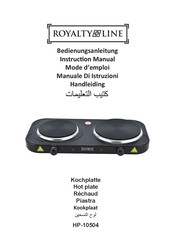 Royalty Line 5407004749549 Instruction Manual