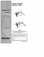 Porter-Cable 7738 Instruction Manual