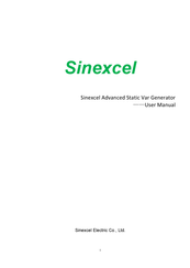 Sinexcel Advanced Static Var User Manual
