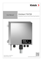 Knick Uniclean 710 User Manual