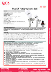 BGS technic BGS 8381 Instruction Manual
