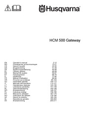 Husqvarna HCM 500 Operator's Manual