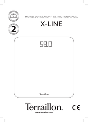 Terraillon X-LINE CONNECT Instruction Manual