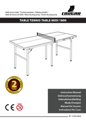 Pragma COUGAR TABLE TENNIS TABLE MIDI 1800 Instruction Manual