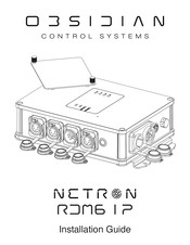 OBSIDIAN CONTROL SYSTEMS NETRON RDM6 IP Installation Manual