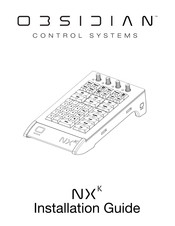 OBSIDIAN CONTROL SYSTEMS NXK Installation Manual