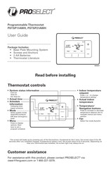 ProSelect PSTSP21AWH User Manual