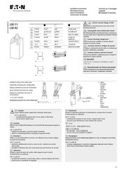 Eaton LSE-11 Installation Instructions