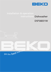 Beko DSFS6831W Installation & Operation Instructions