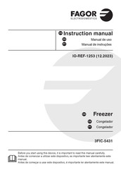 Fagor IO-REF-1253 Instruction Manual