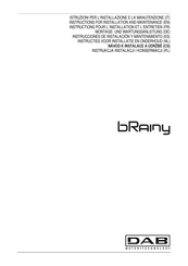 DAB bRainy Instruction For Installation And Maintenance