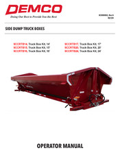 Demco 9CCRTB24 Operator's Manual