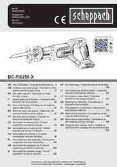 Scheppach 5909242900 Translation Of The Original Operating Instructions