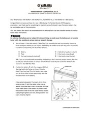 Yamaha YDX-MORO Pro Quick Start Manual