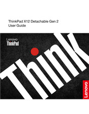 Lenovo ThinkPad X12 Detachable Gen 2 User Manual